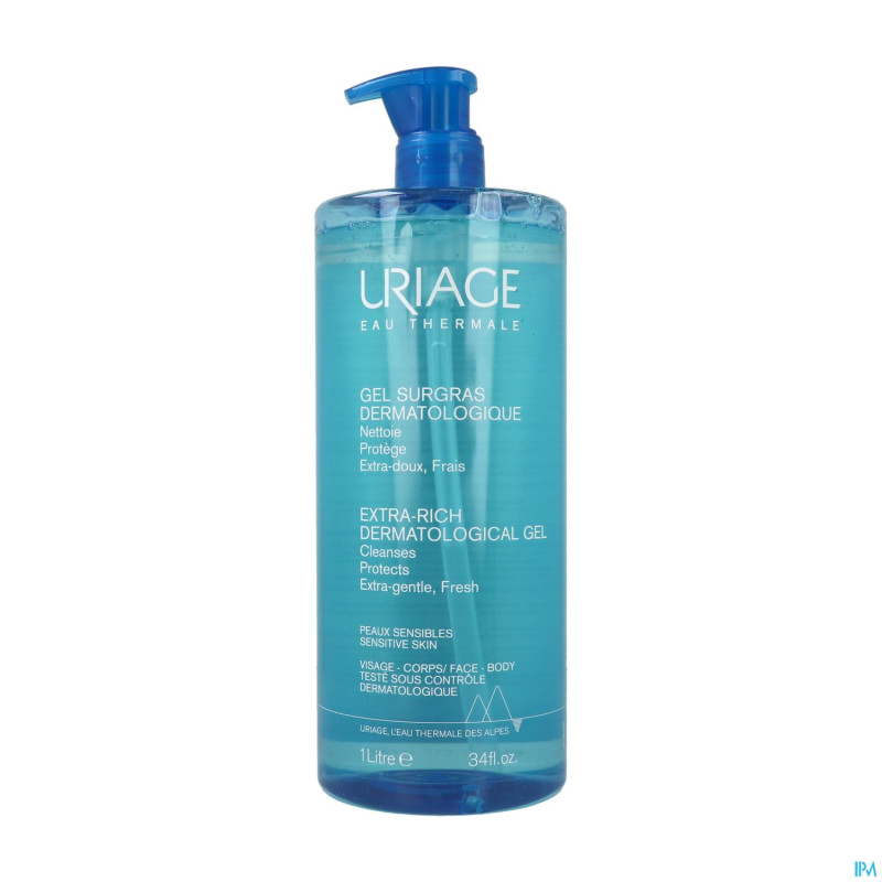 Uriage gel nett surgras dermato s/savon p sens 1l