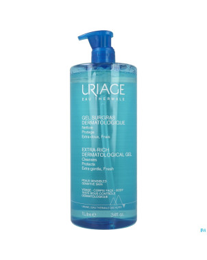 Uriage gel nett surgras dermato s/savon p sens 1l