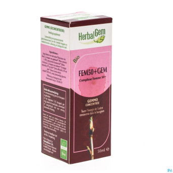 Herbalgem fem50+gem complexe femme 50+ 50ml