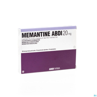 Memantine abdi 20 mg comp pell 28