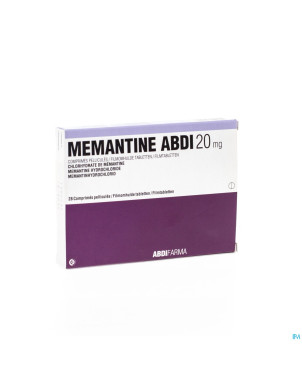 Memantine abdi 20 mg comp pell 28
