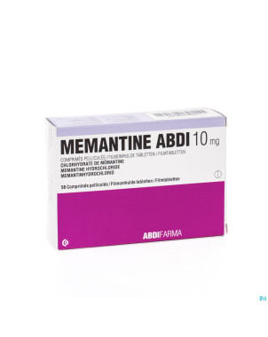 Memantine abdi 10 mg comp pell 56