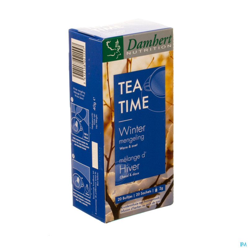 Damhert tea time melange d'hiver    sach 20