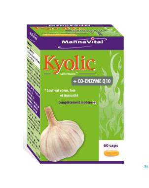 Mannavital kyolic + co-enzym q10 caps  60