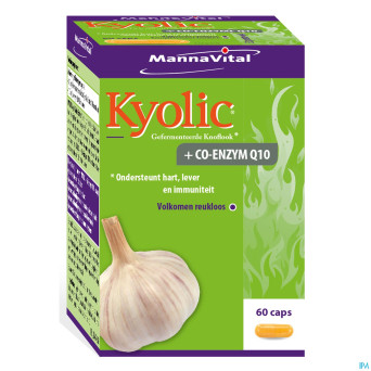 Mannavital kyolic + co-enzym q10 caps  60