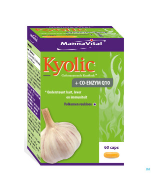 Mannavital kyolic + co-enzym q10 caps  60