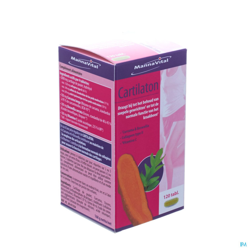 Mannavital cartilaton tabl 120