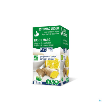 Biolys gingembre - citron    tea-bags 20