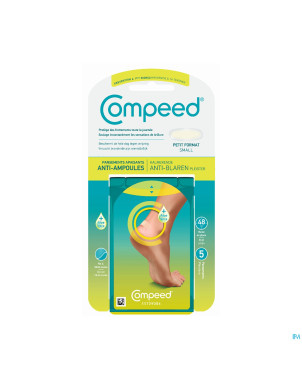 Compeed pansement apaisant a/ampoules aloe vera 5