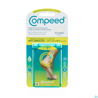 Compeed pansement apaisant a/ampoules aloe vera 5
