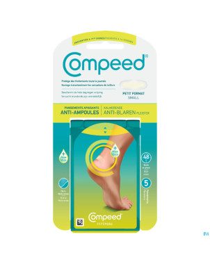Compeed pansement apaisant a/ampoules aloe vera 5