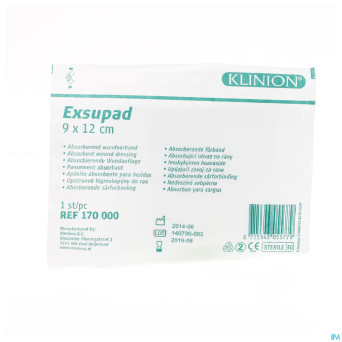 Klinion exsupad ster  9x12cm  s 1 4170000