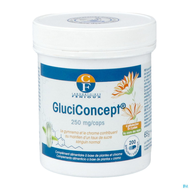 Gluciconcept    caps 200x250mg