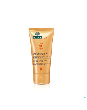 Nuxe sun creme fondante visage ip50    tube  50ml