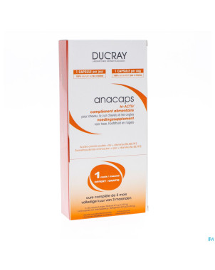 Ducray anacaps tri-activ  caps 3x30+anaphase 50ml