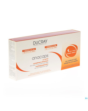 Ducray anacaps tri-activ  caps 3x30+anaphase 50ml