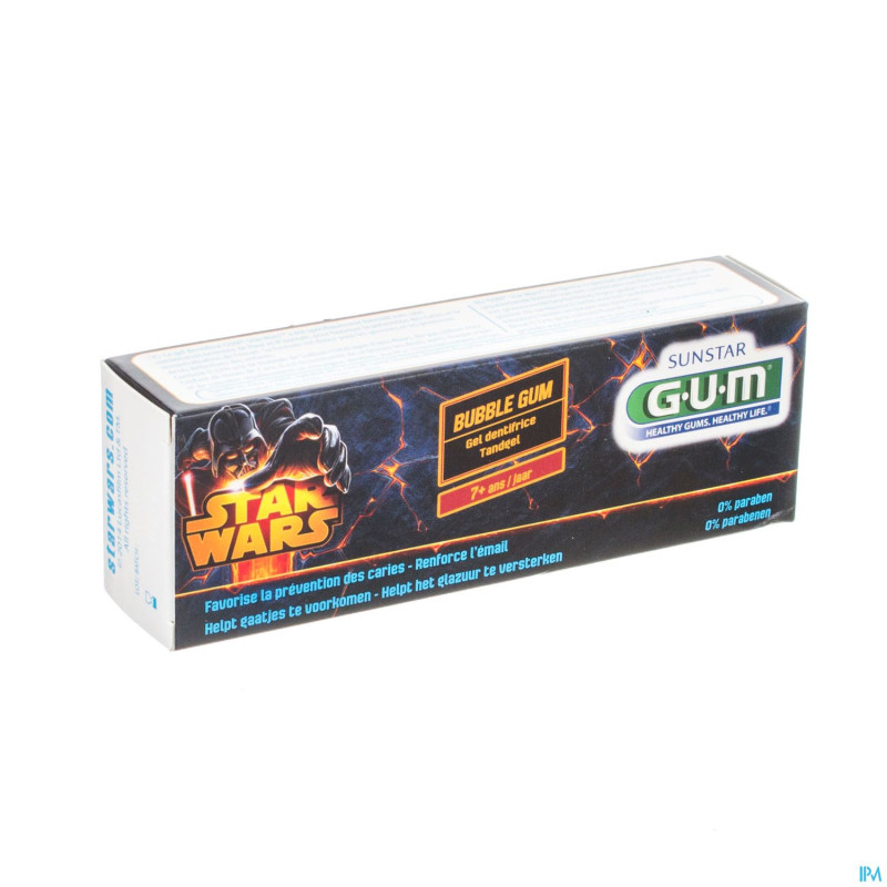 Gum dentifrice star wars junior tube 50ml 4040fepi