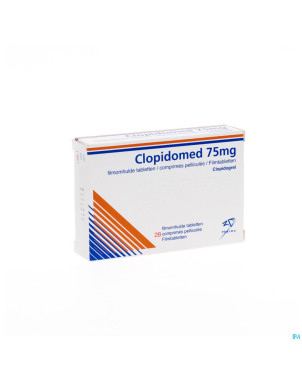 Clopidomed 3 ddd 75 mg comp pell bl 28 x 75 mg