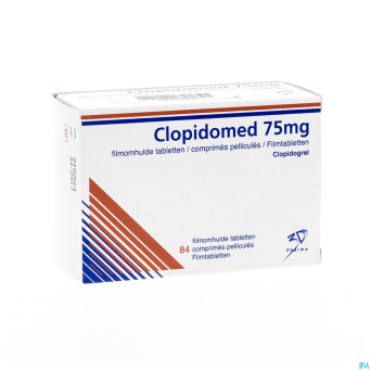 Clopidomed 3 ddd 75 mg comp pell bl 84 x 75 mg