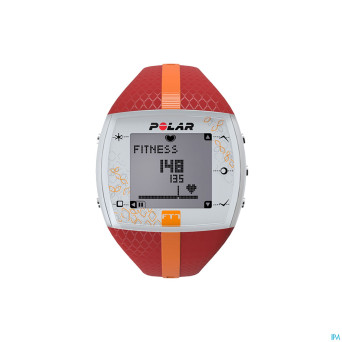 Polar ft7f red/orange cardiofrequencemetre