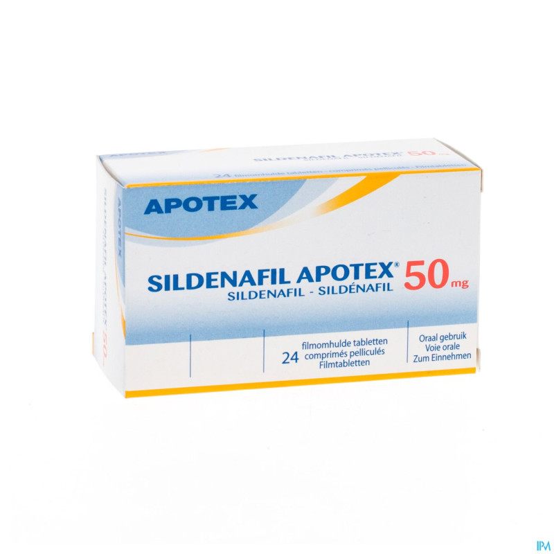 Sildenafil  50 mg apotex comp pell 24x 50mg