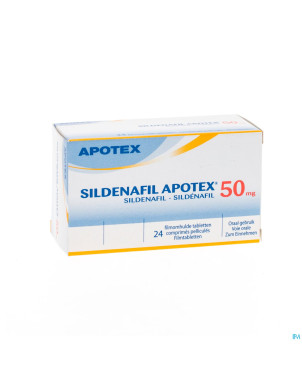 Sildenafil  50 mg apotex comp pell 24x 50mg