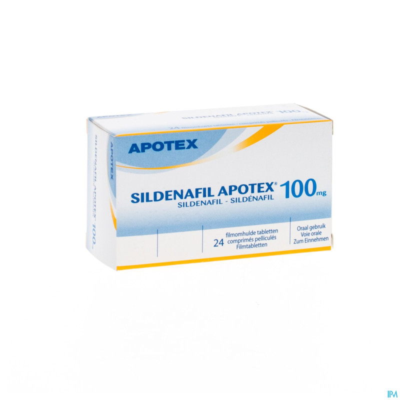 Sildenafil 100 mg apotex comp pell 24x100mg