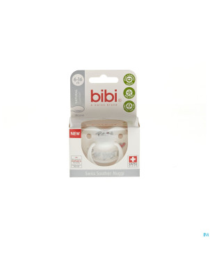 Bibi sucette papa argent cerise ng  6-16m