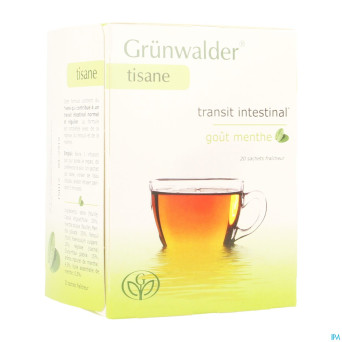 Grunwalder transit tisane menthe sach 20