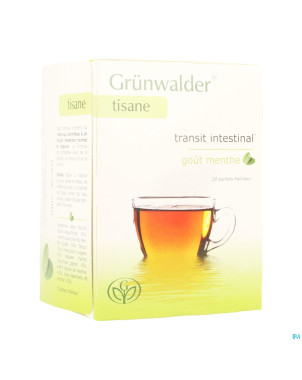 Grunwalder transit tisane menthe sach 20