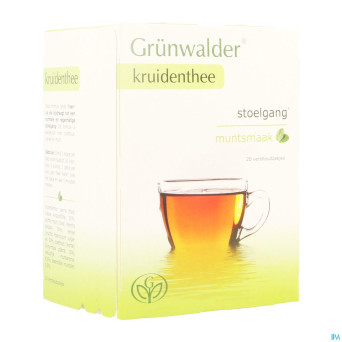 Grunwalder transit tisane menthe sach 20