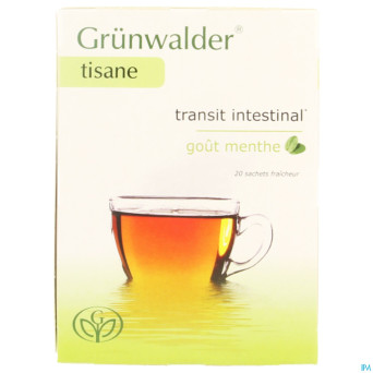 Grunwalder transit tisane menthe sach 20