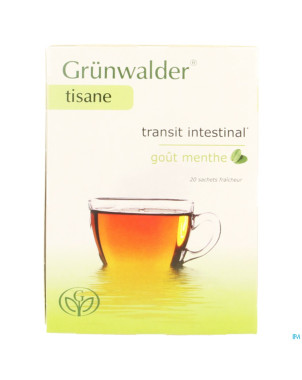 Grunwalder transit tisane menthe sach 20