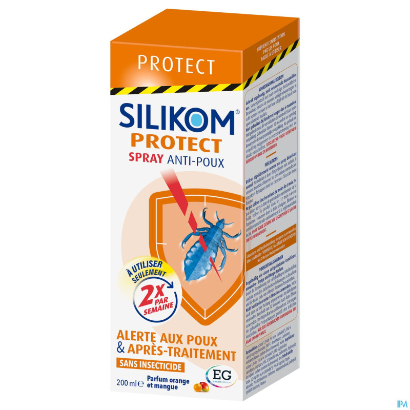 Silikom protect lotion a/poux    spray 200ml