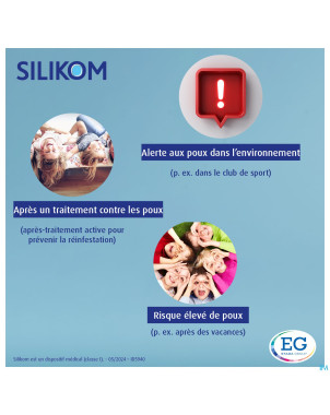 Silikom protect lotion a/poux    spray 200ml