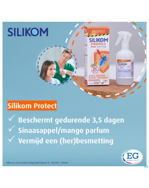 Silikom protect lotion a/poux    spray 200ml