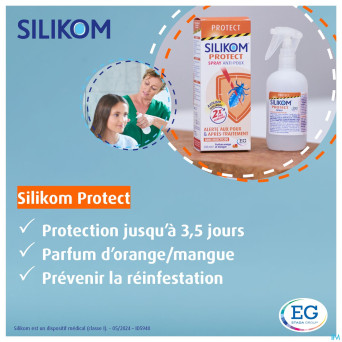 Silikom protect lotion a/poux    spray 200ml