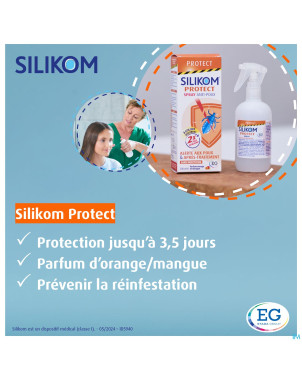 Silikom protect lotion a/poux    spray 200ml