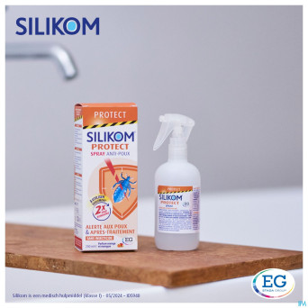 Silikom protect lotion a/poux    spray 200ml