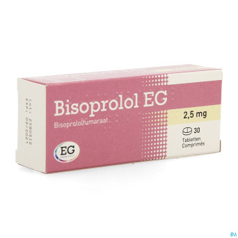 Bisoprolol eg comp 30x2,5mg