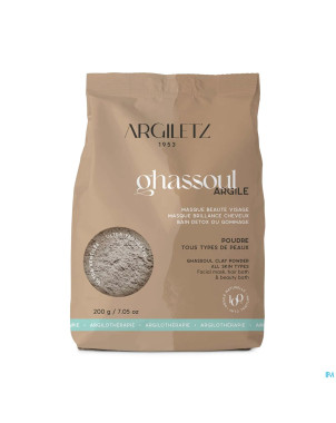 Argiletz argile ghassoul ultra ventillee  pdr 200g