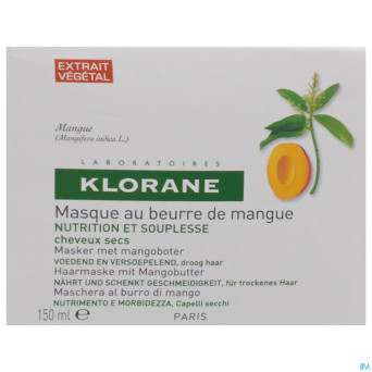 Klorane capil. masque mangue    pot 150ml