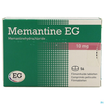 Memantine 10 mg eg comp pell 56 x 10mg
