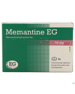 Memantine 10 mg eg comp pell 56 x 10mg