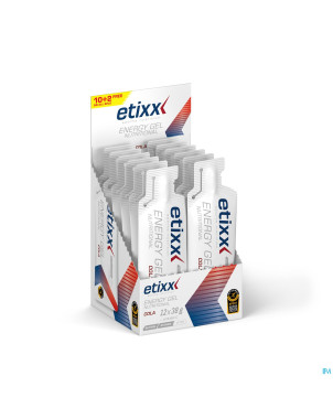 Etixx nutritional energy gel cola 12x38g
