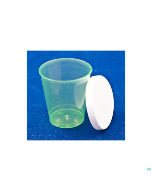 Mesurette graduee vert+couvercle   25ml 100 pontos