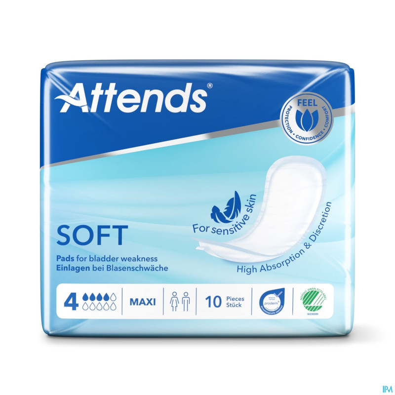 Attends soft 4 maxi    couche anatom. 1x 8