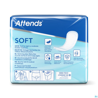 Attends soft 4 maxi    couche anatom. 1x 8