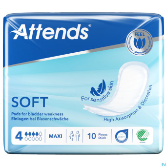 Attends soft 4 maxi    couche anatom. 1x 8