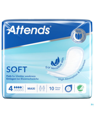 Attends soft 4 maxi    couche anatom. 1x 8